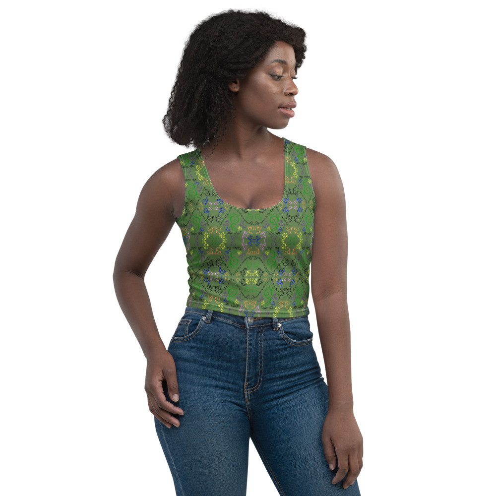 918Zone Clo. MCL Fern Green Crop Top
