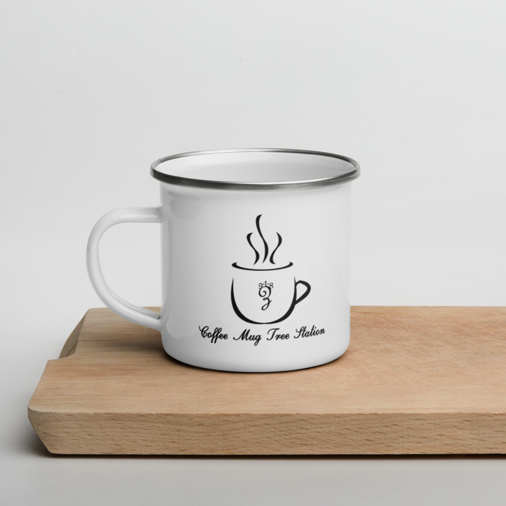 918Zone Clo. "918Zone Coffee Mug Tree Station" Enamel Mug