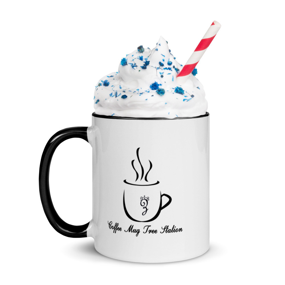 918Zone Clo. "918Zone Coffee Mug Tree Station" Mug with Color Inside
