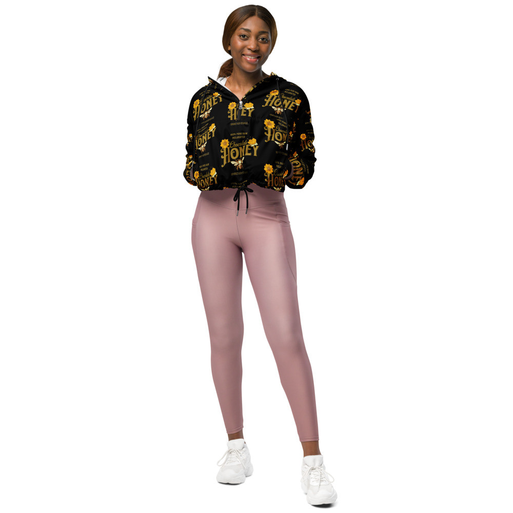 918Zone Clo. Chocolate Honey Women’s Cropped Windbreaker
