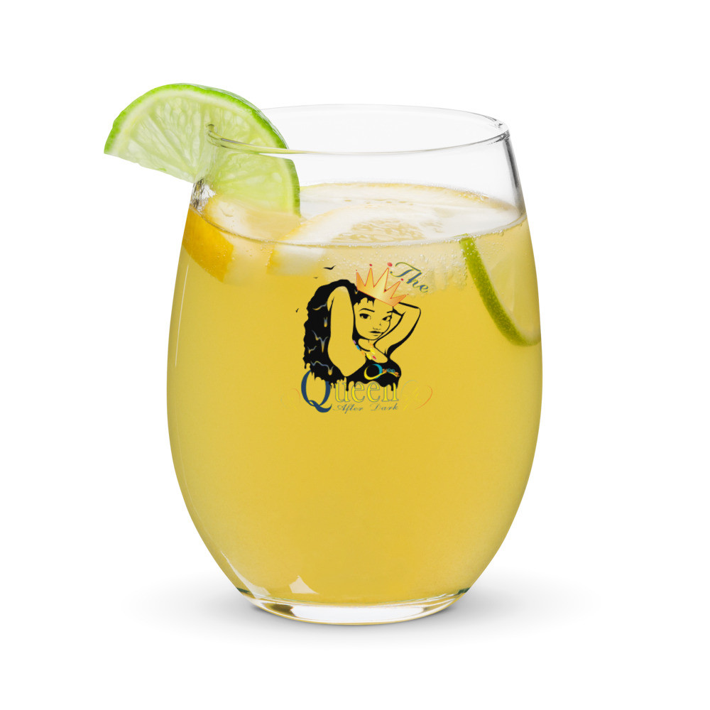 918Zone Clo. The Queen After Dark Stemless Wine Glass
