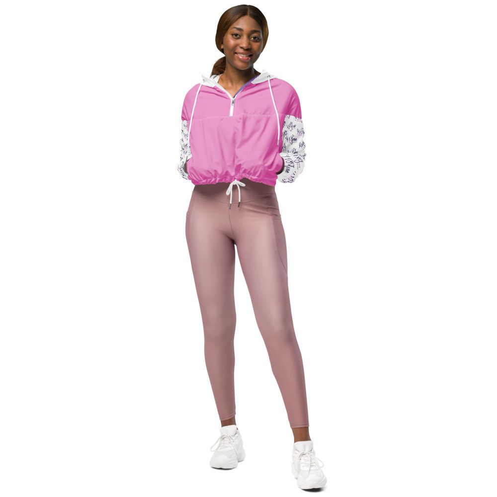 918Zone Clo. Making Your Style Shine Women’s Cropped Windbreaker