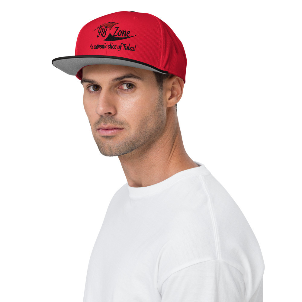 918Zone Clo. AASOT Red/Black Snapback Hat