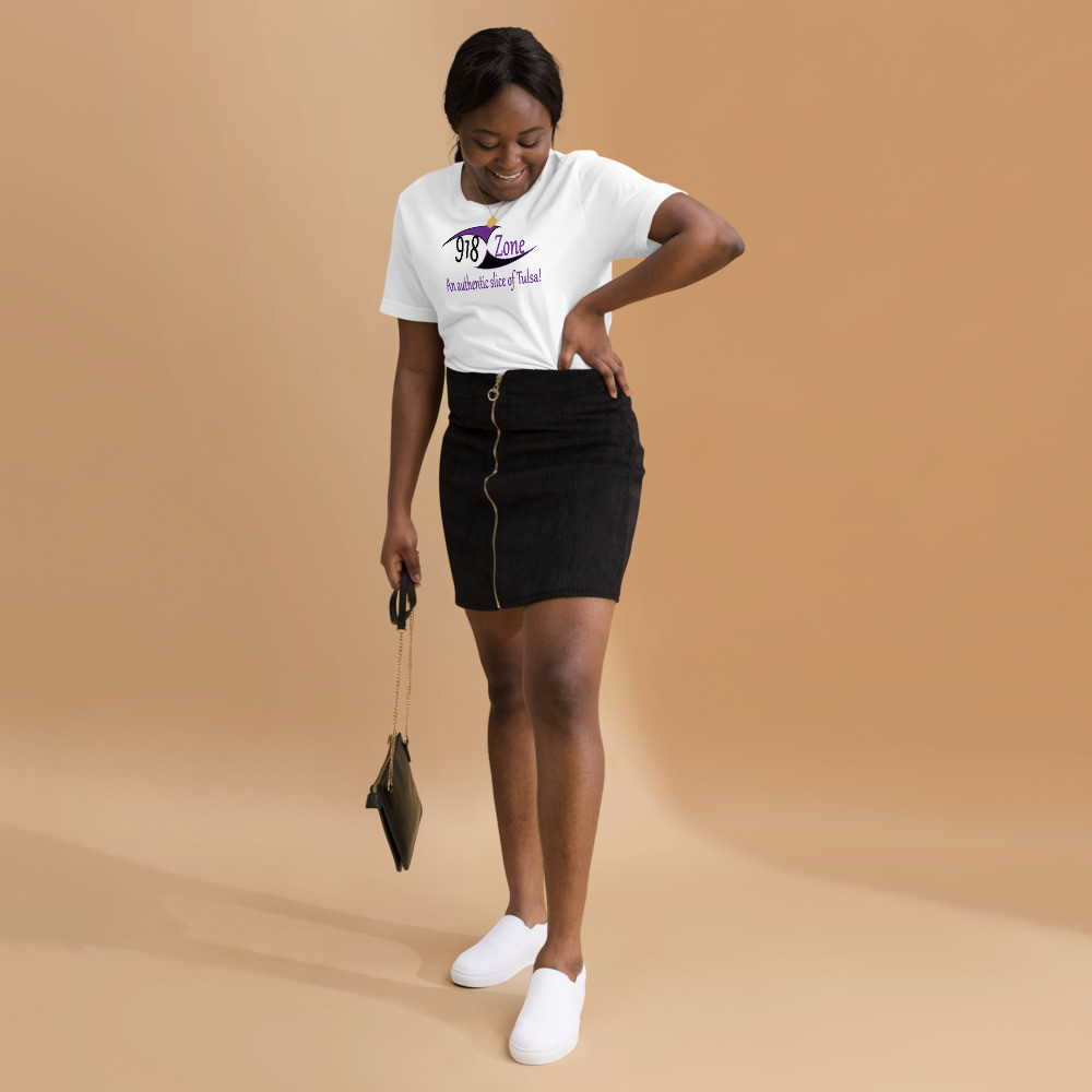 918Zone Clo. AASOT Unisex T-shirt White, Purple & Black