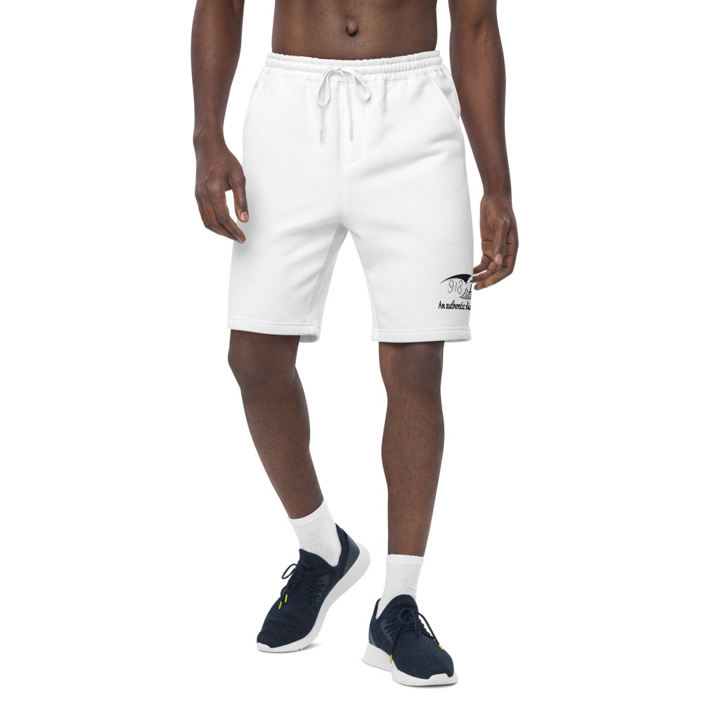 918Zone Clo. AASOT Men's Fleece Shorts White, Blk & White