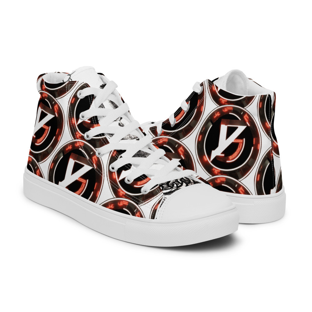 Men’s high top canvas shoes