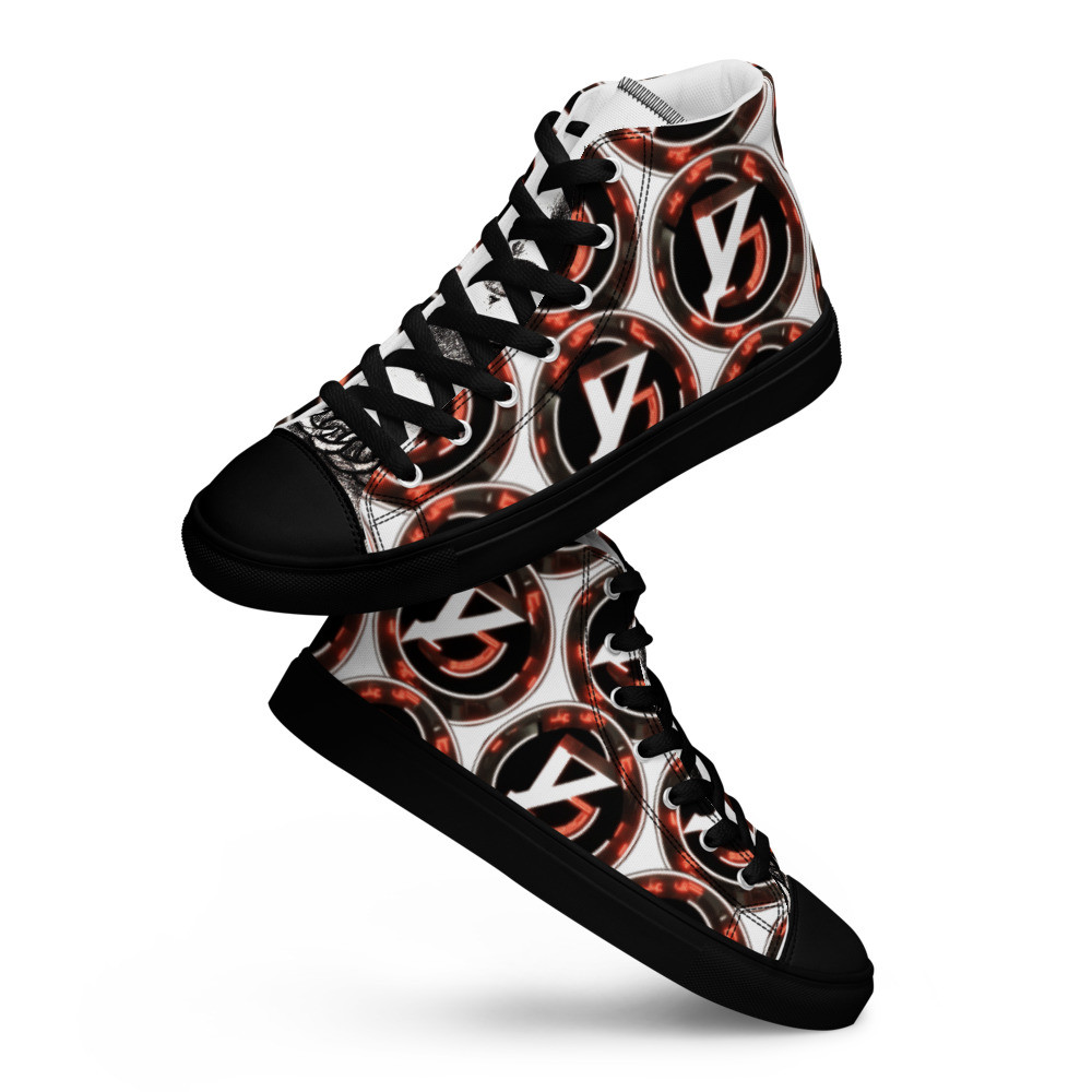 Men’s high top canvas shoes Black