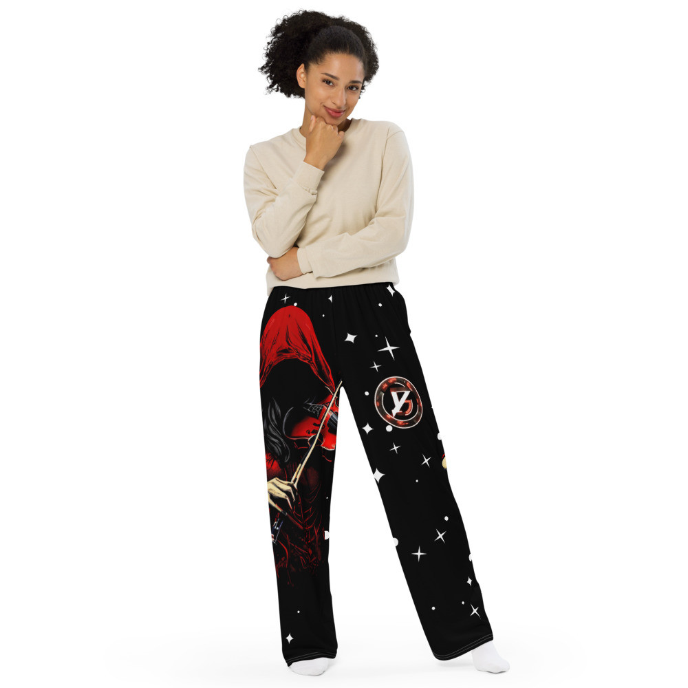 All-over print unisex wide-leg pants KOLLAPSE