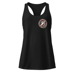 Women’s fitted racerback tank top Y.B