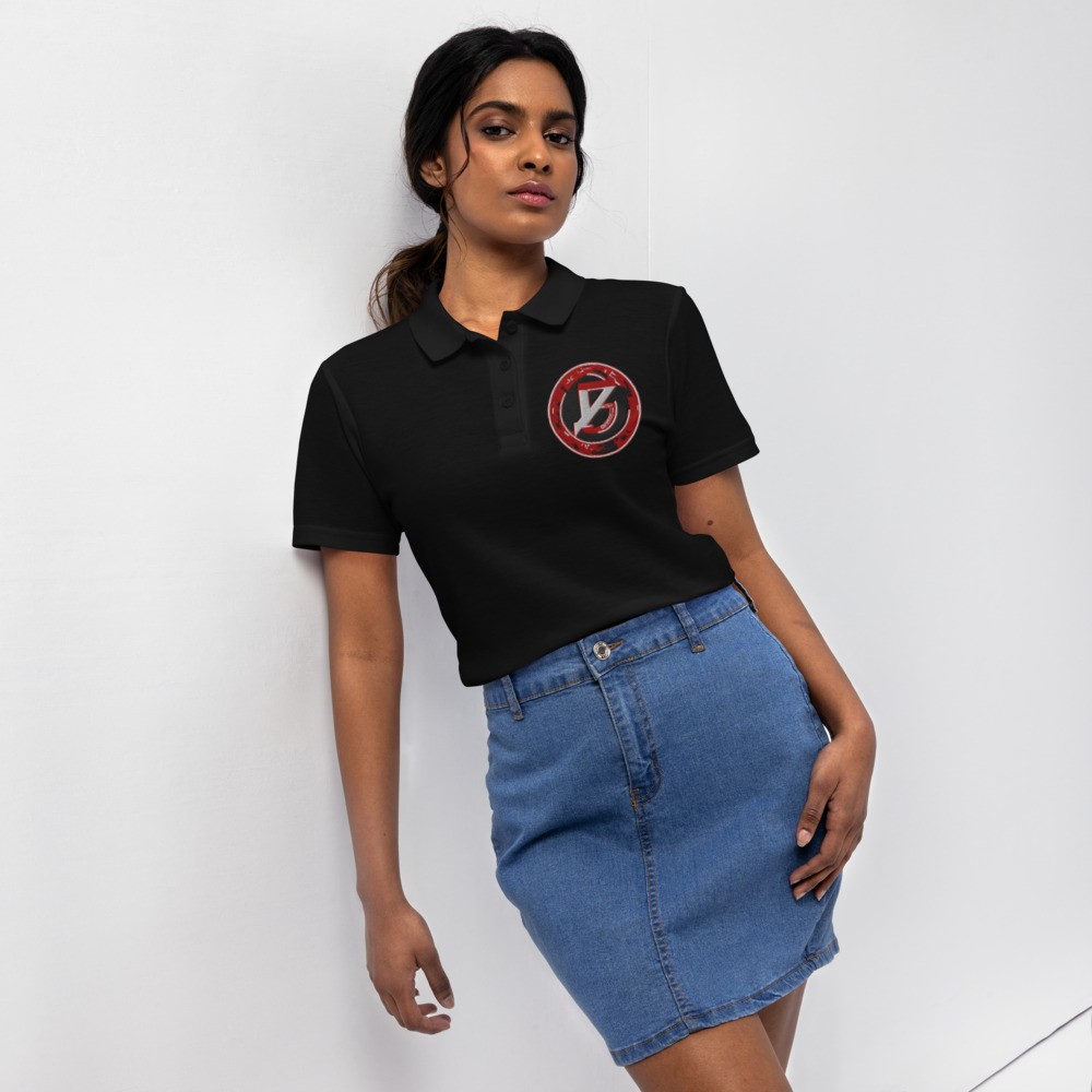 Women’s pique polo shirt Y.B