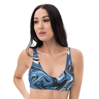 Recycled padded bikini top Y.B