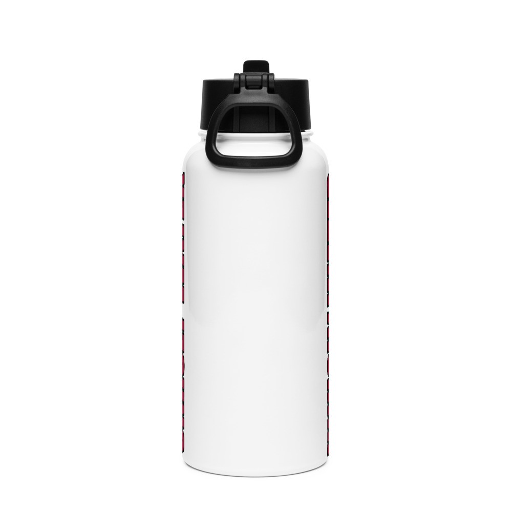 UNHOLY WATER - Stainless steel water bottle with a straw lid