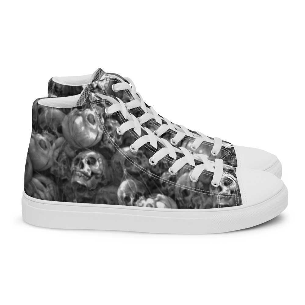 Skull Bags - Men’s high top canvas shoes