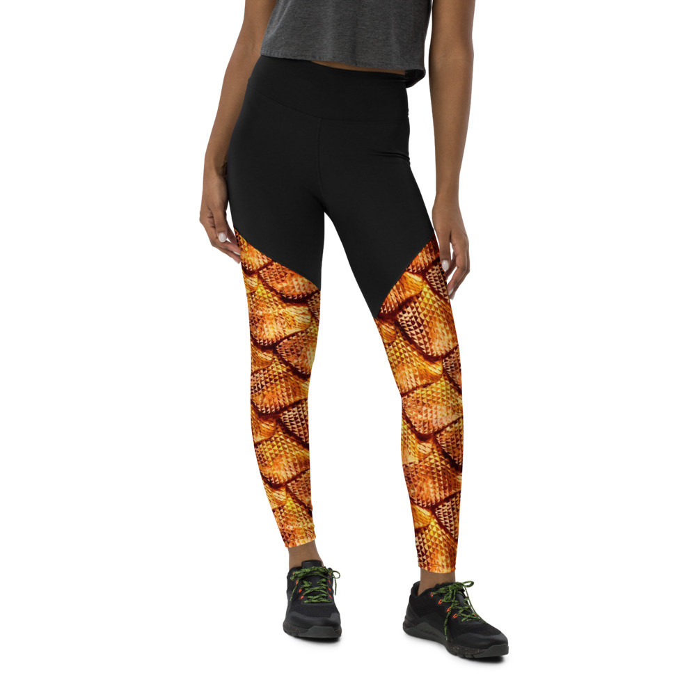 Golden Viper - Sports Leggings