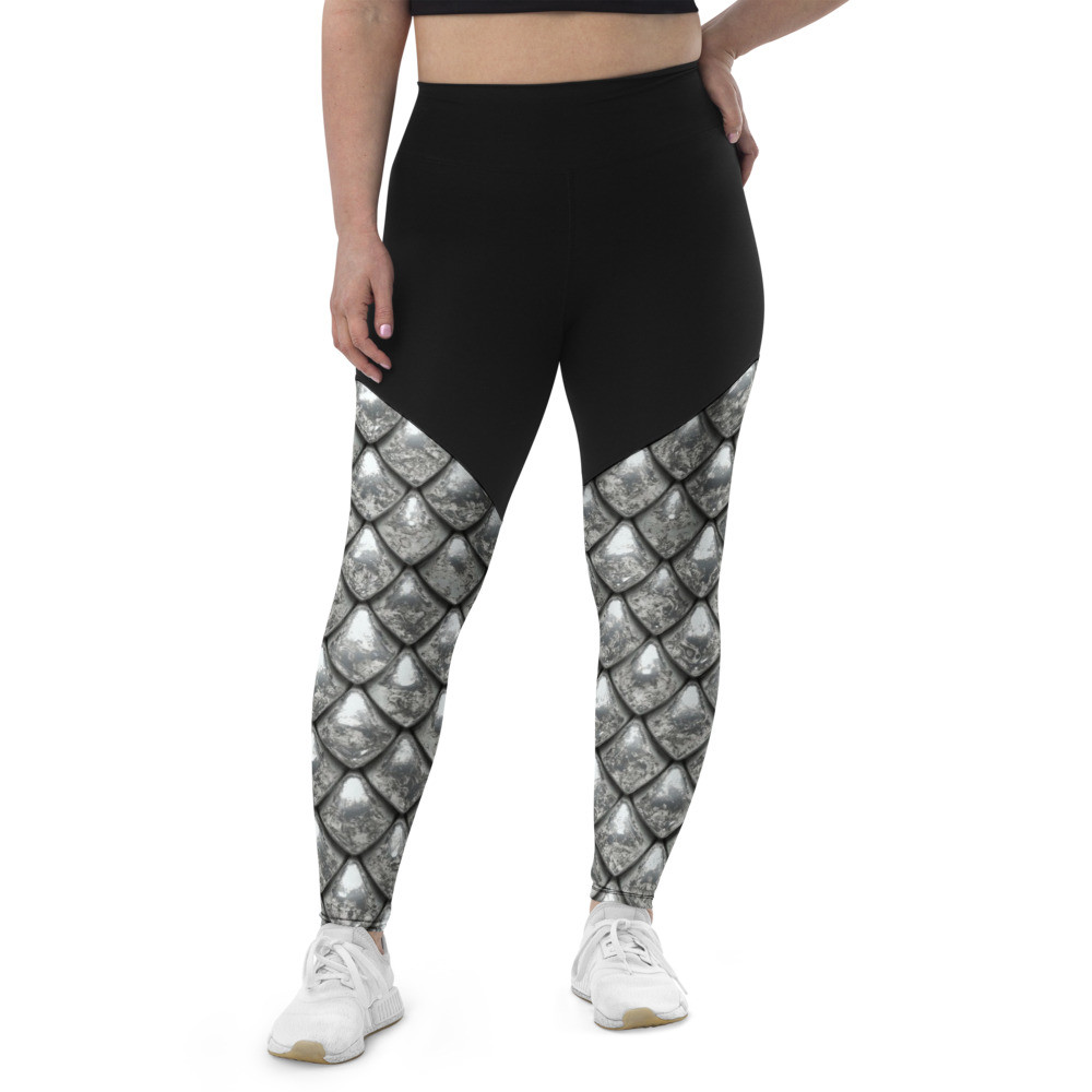 Silver Dragon - Sports Leggings