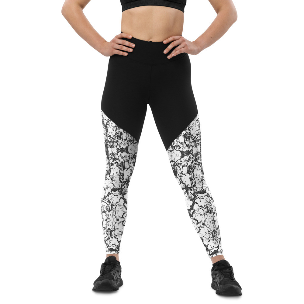 Snow Camo - Sports Leggings