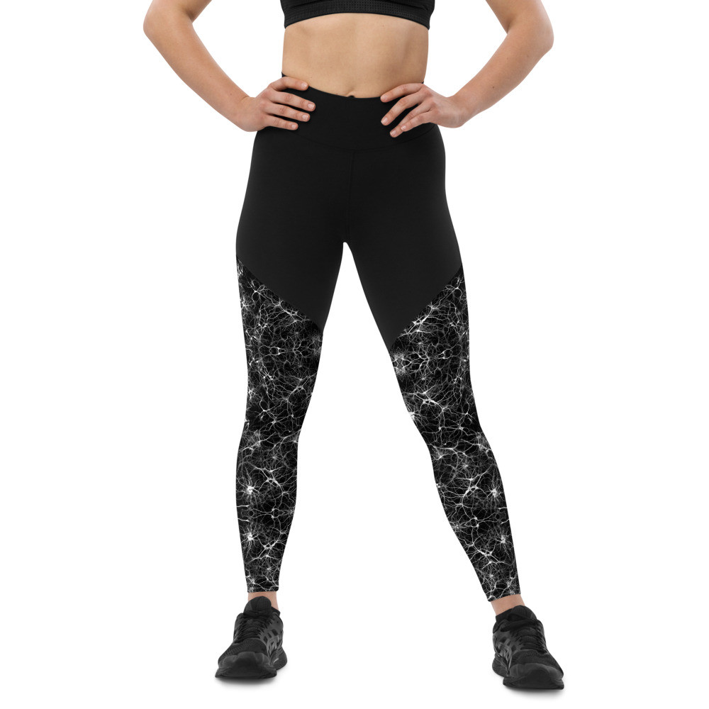 Negative Neurons - Sports Leggings