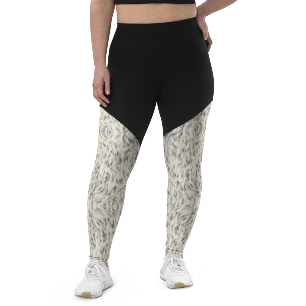Furry Snow Beast - Sports Leggings