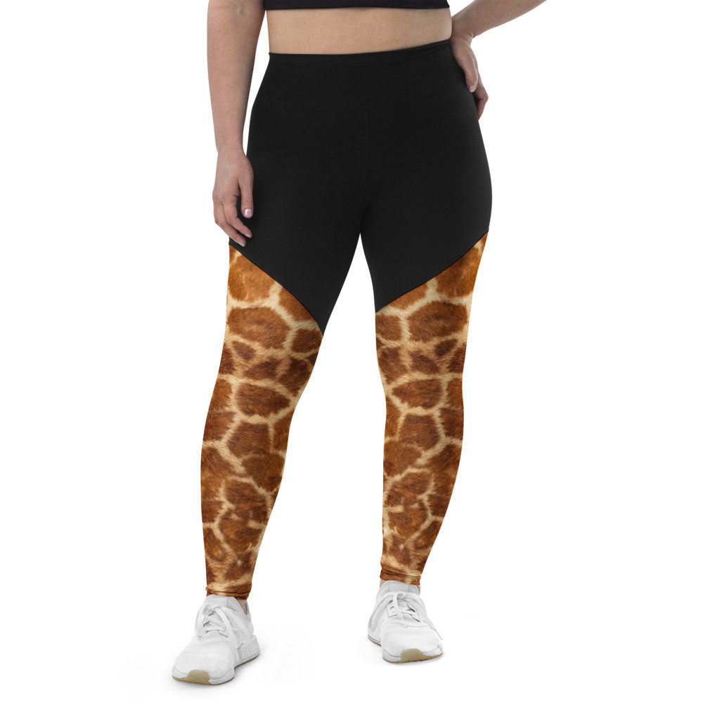 Giraffe Fur - Sports Leggings