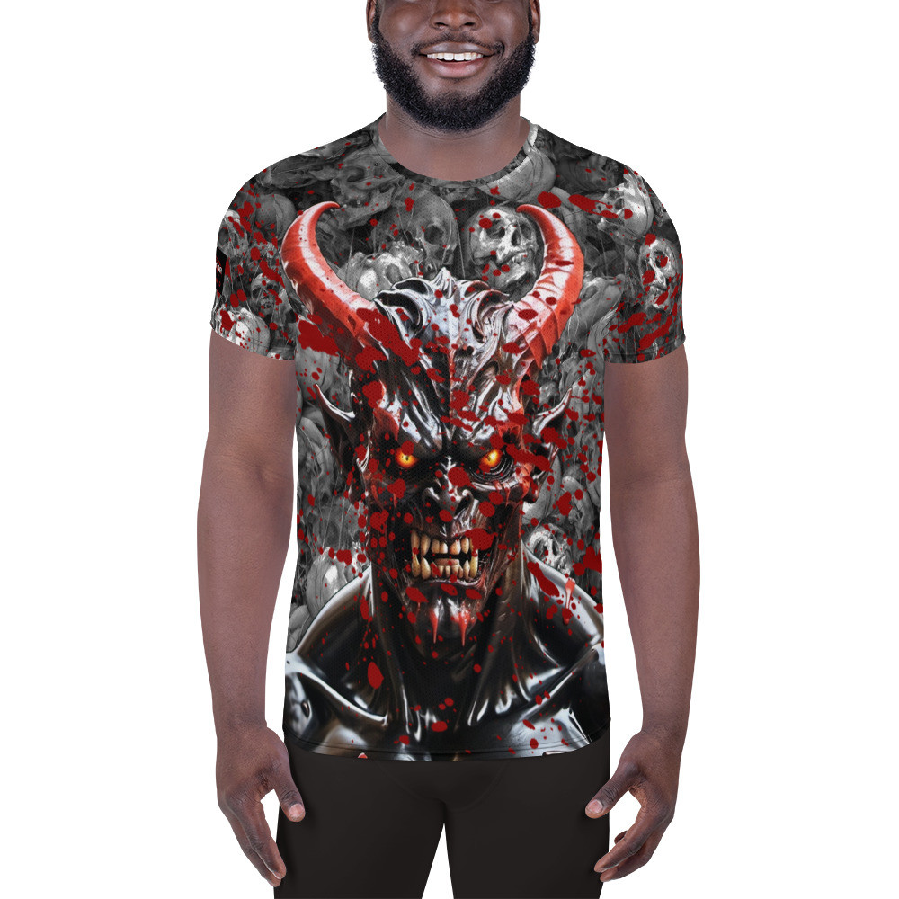 Demonized v1: Blood Soaked Edition - All-Over Print Athletic T-shirt