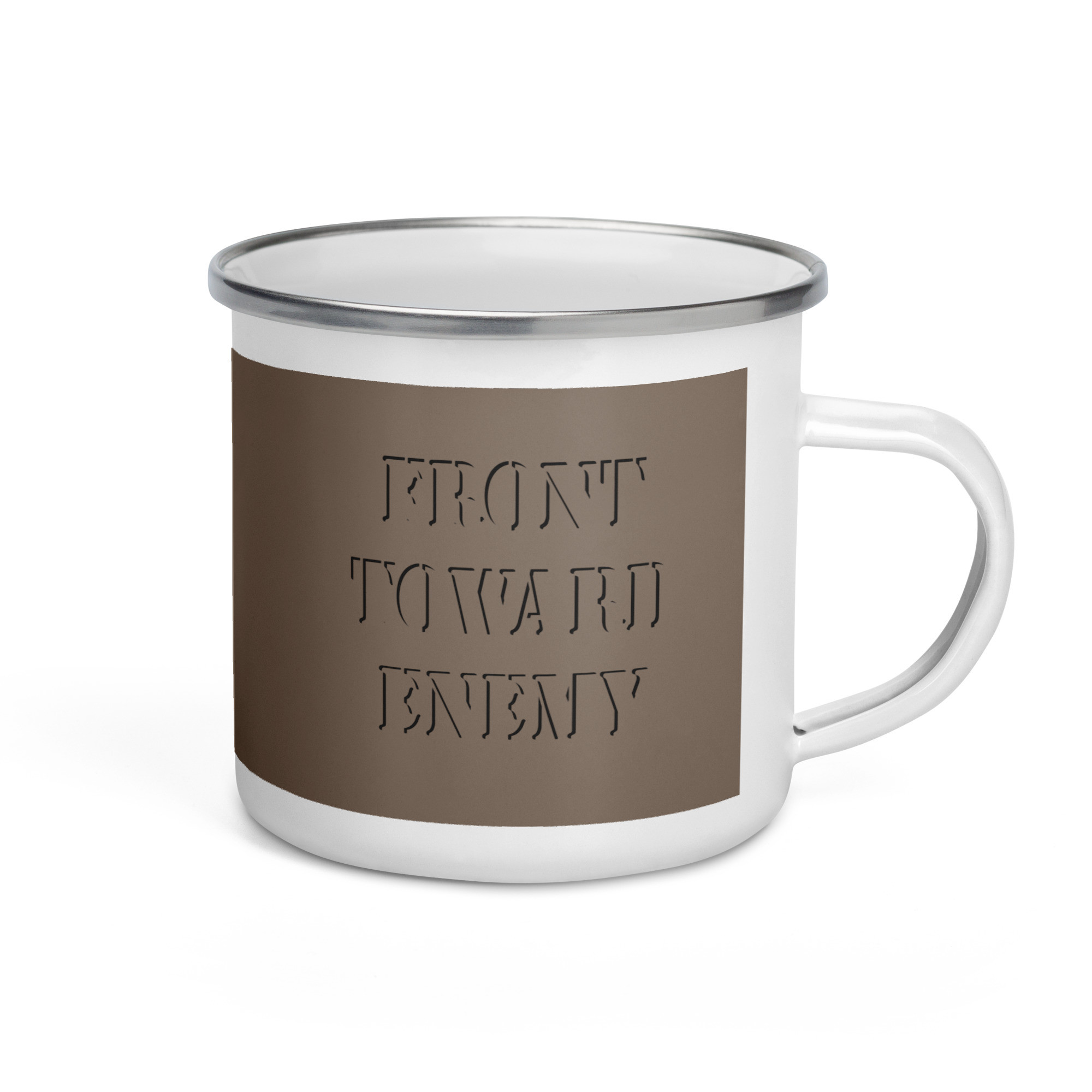 Front Towards Enemy - Enamel Mug