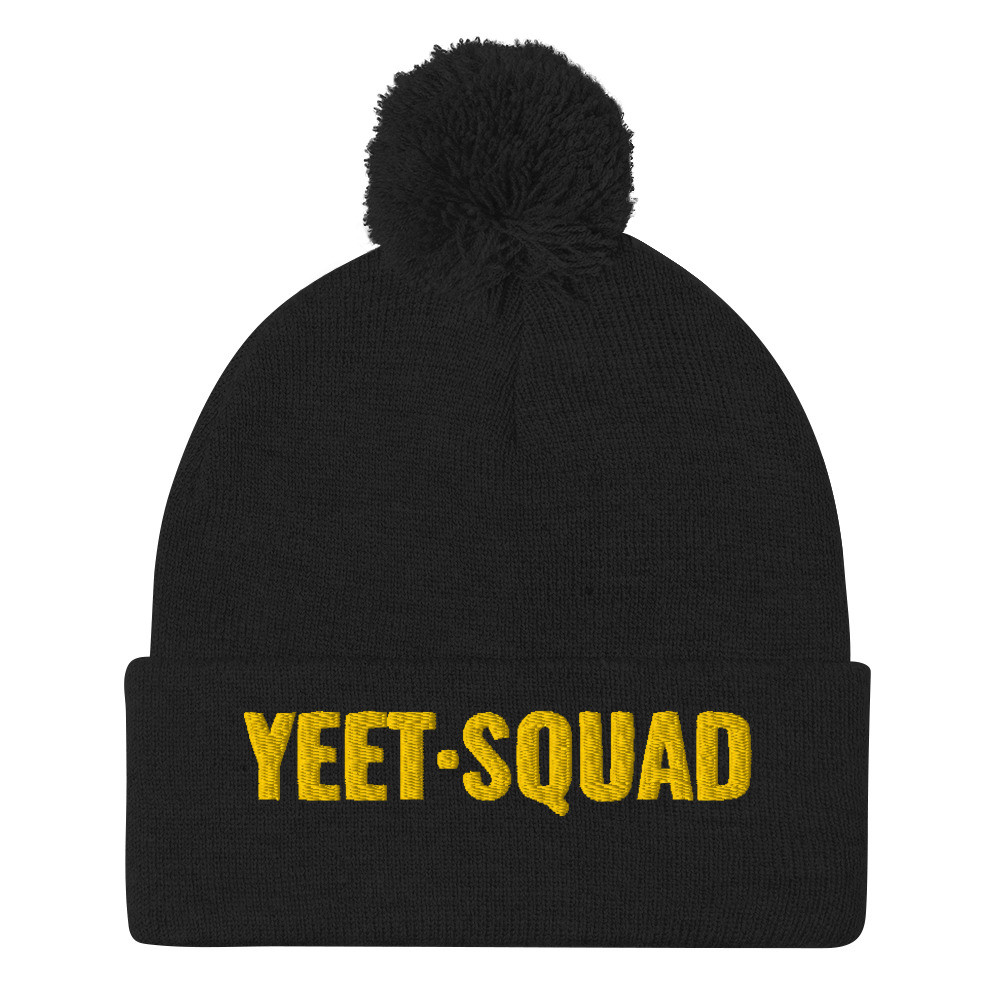Yeet Squad in Yellow | Toque with Pom-Pom
