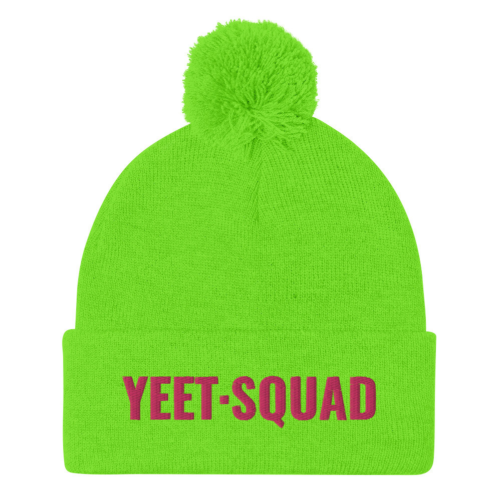 Yeet Squad in Pink | Toque with Pom-Pom