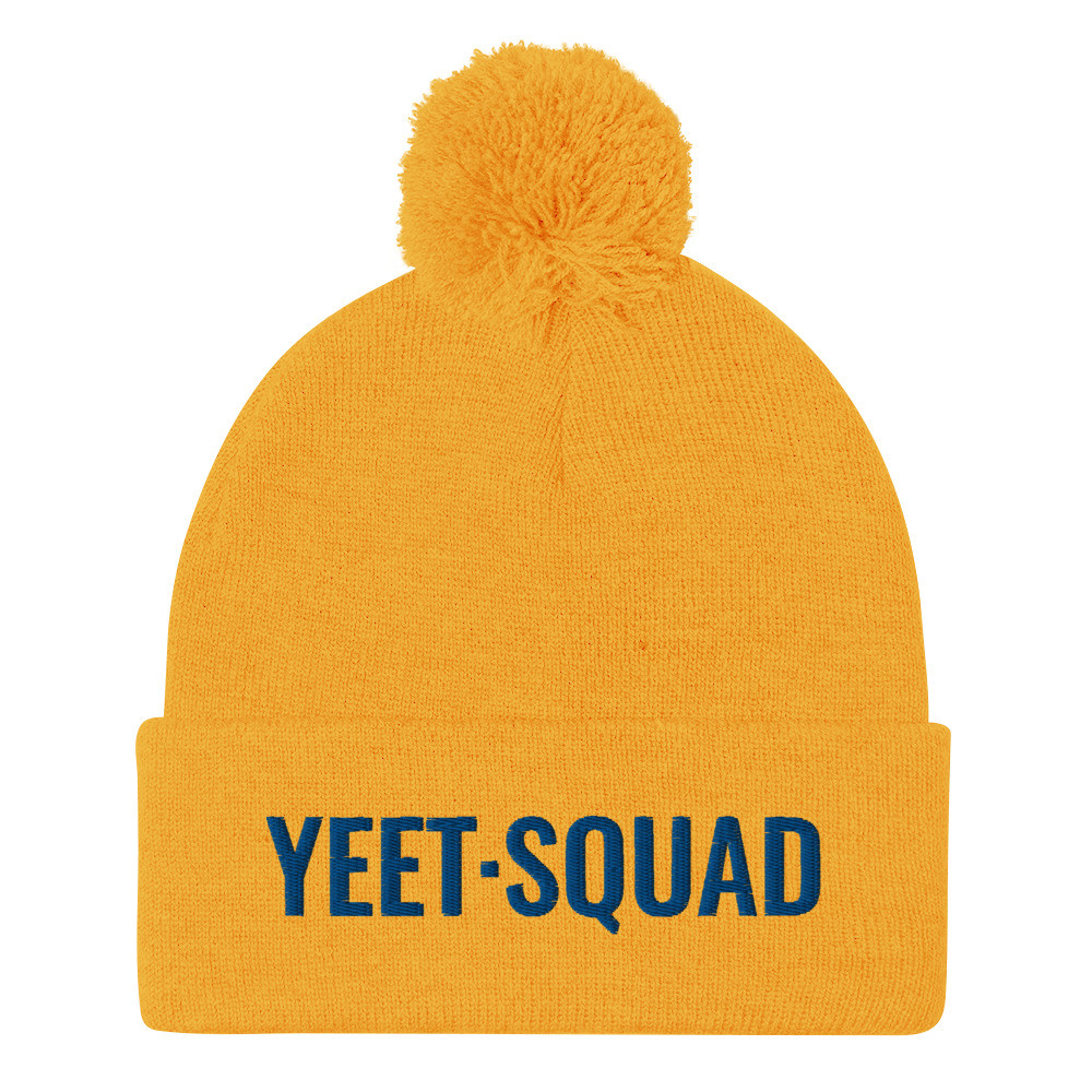 Yeet Squad in Blue | Toque with Pom-Pom
