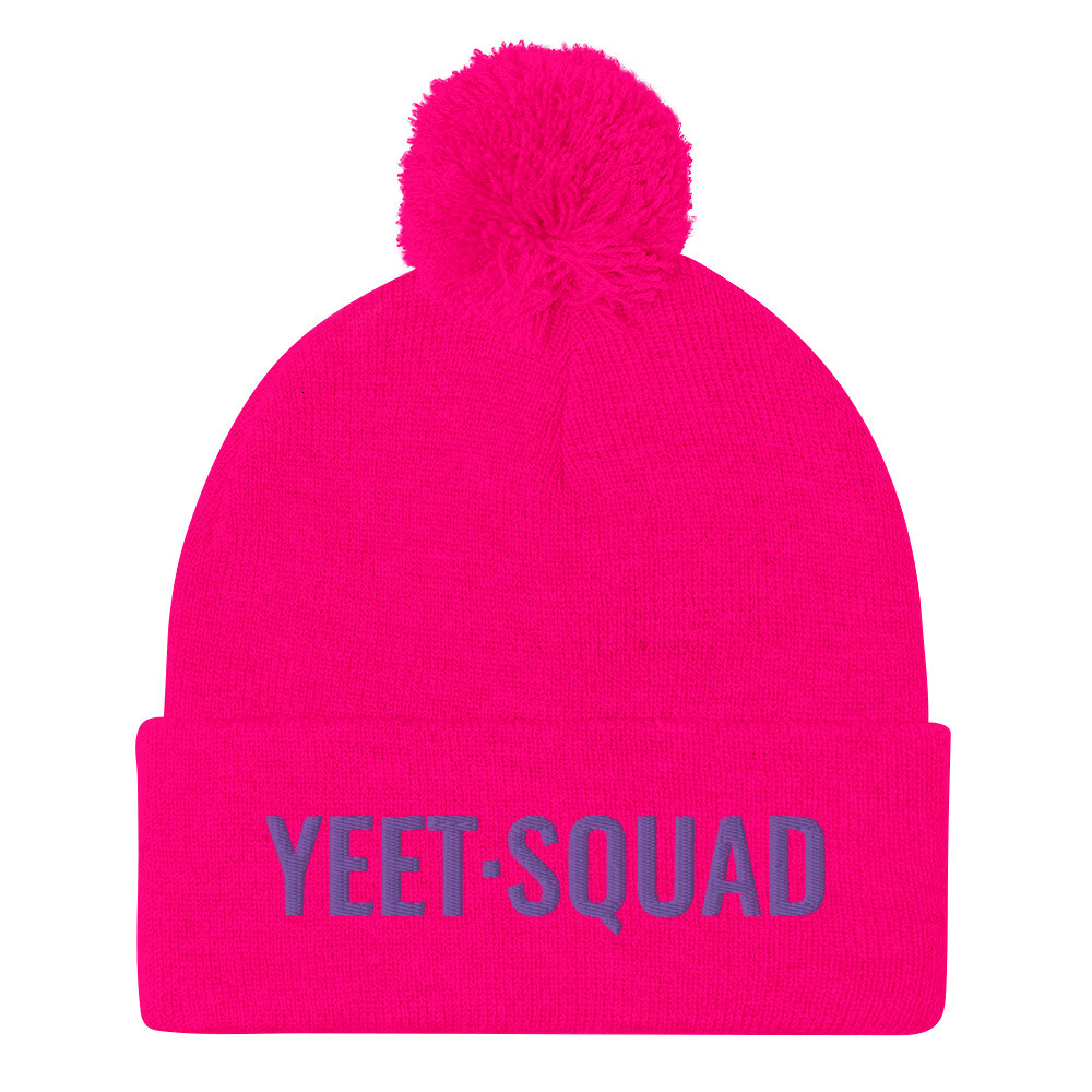 Yeet Squad in Purple | Toque with Pom-Pom