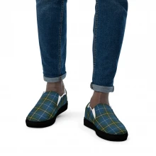 NS Tartan - Men’s slip-on canvas shoes