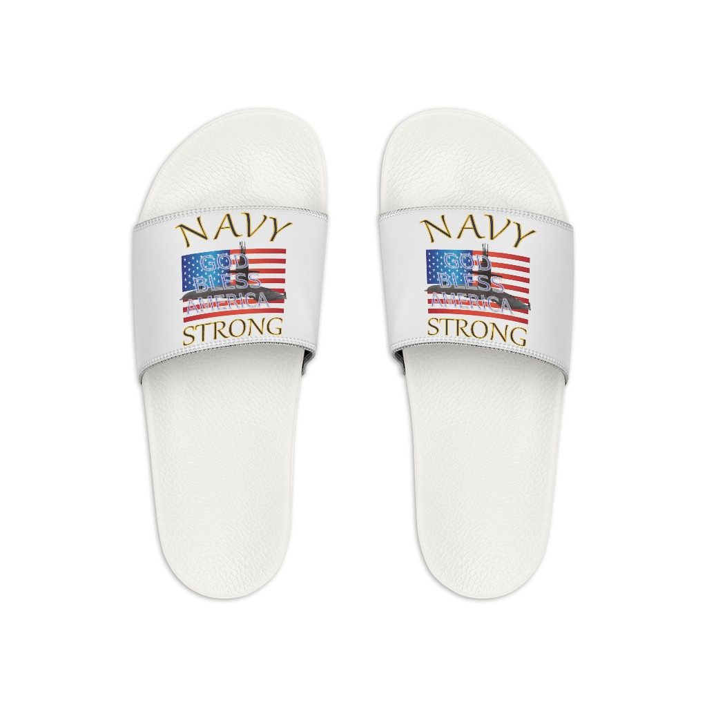 Navy Strong - Men's Slide Sandals