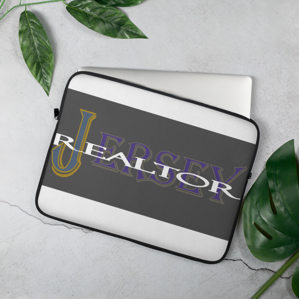Jersey Realtor - Laptop Sleeve - 13 inch or 15 inch