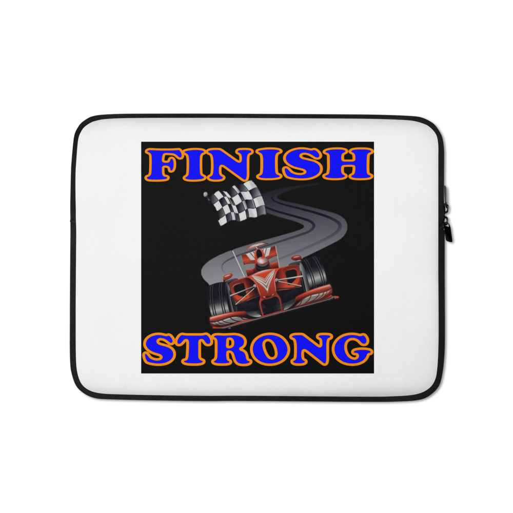 Finish Strong - Laptop Sleeve