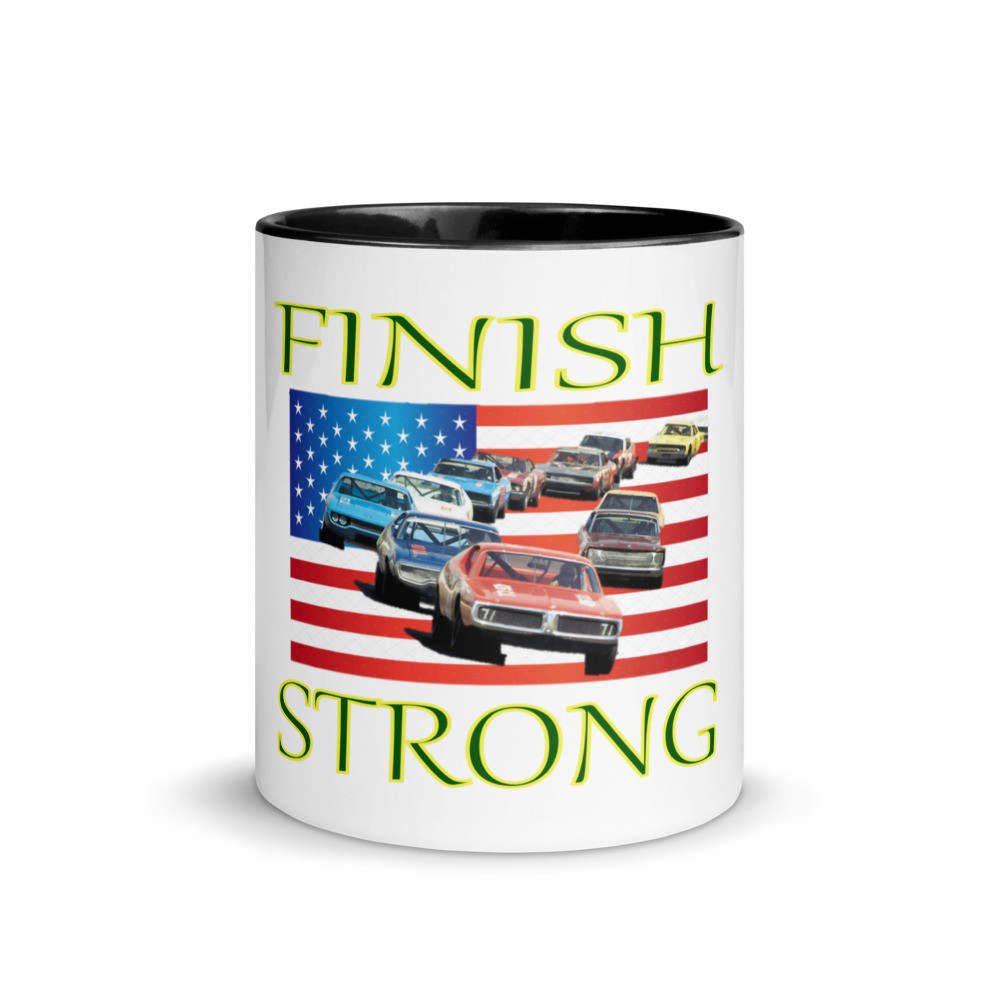Finish Strong - Mug with Color Inside