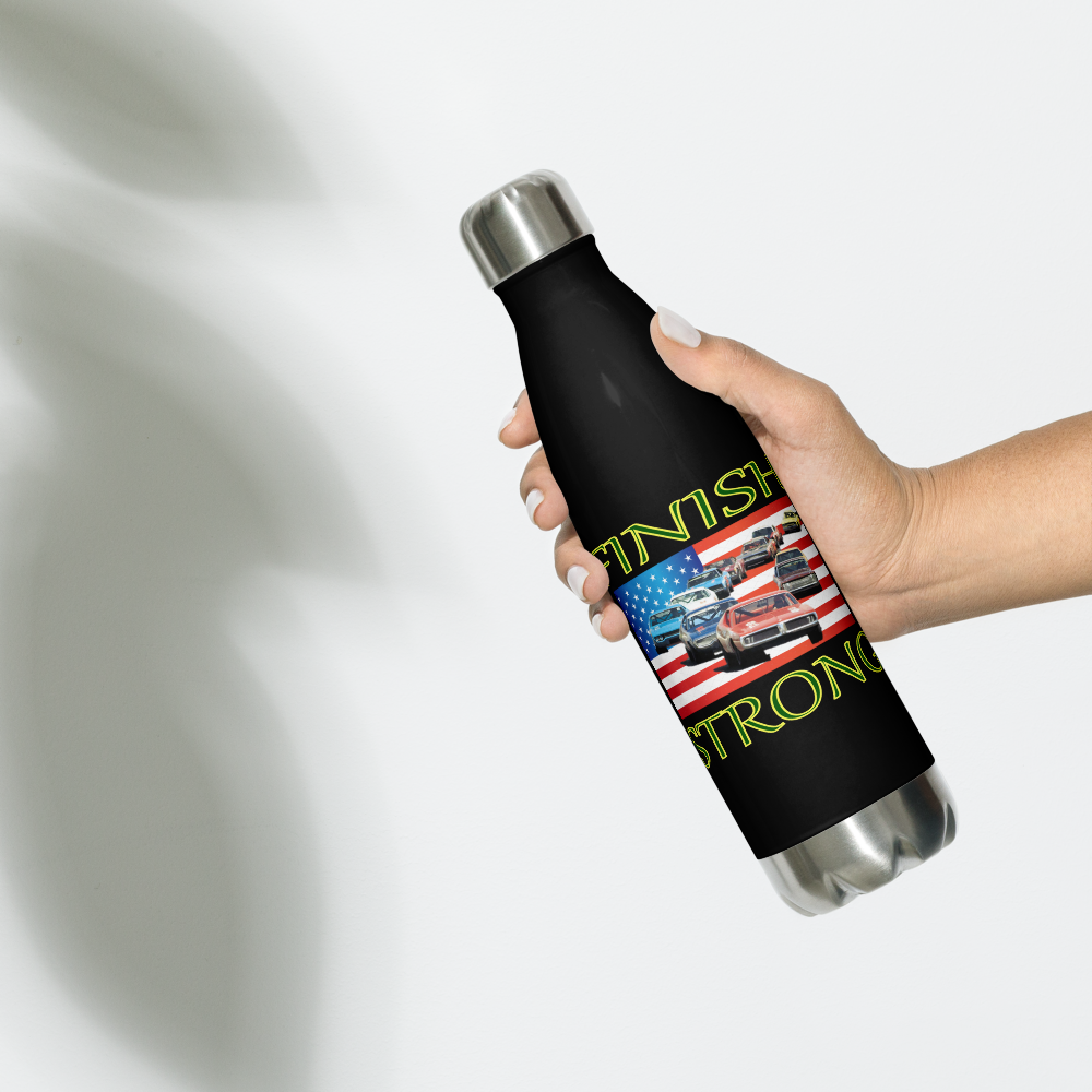 Finish Strong - Stainless Steel Water Bottle
