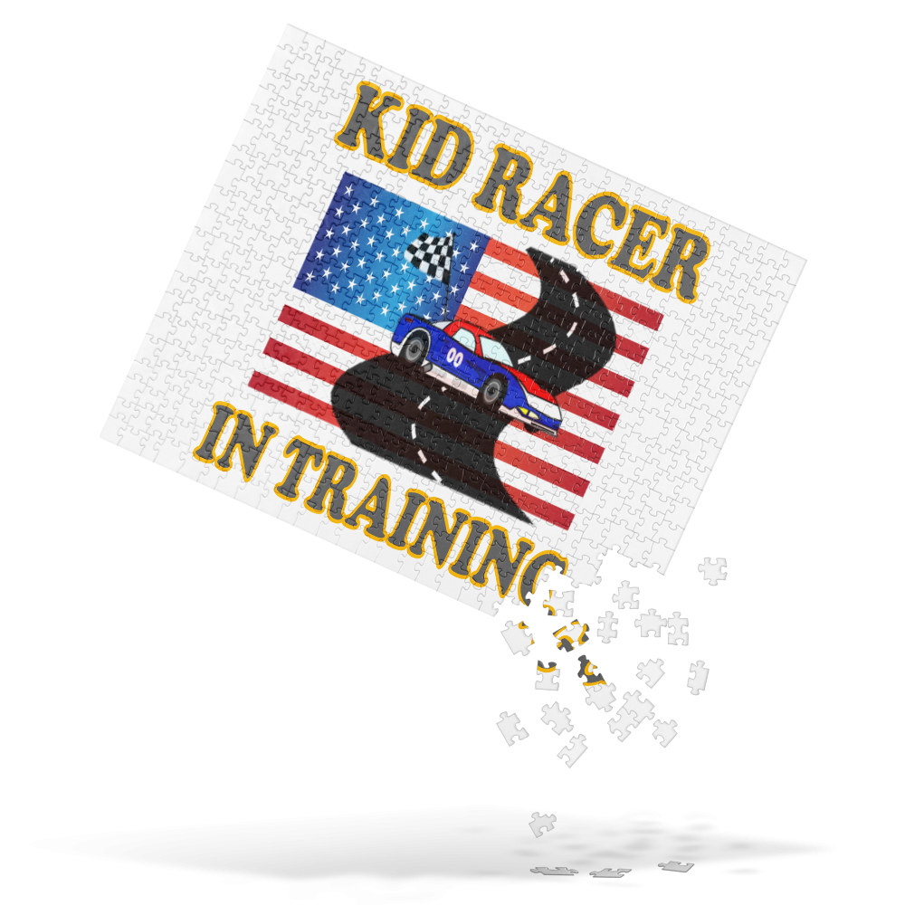 Kid Racer in Training - Jigsaw puzzle