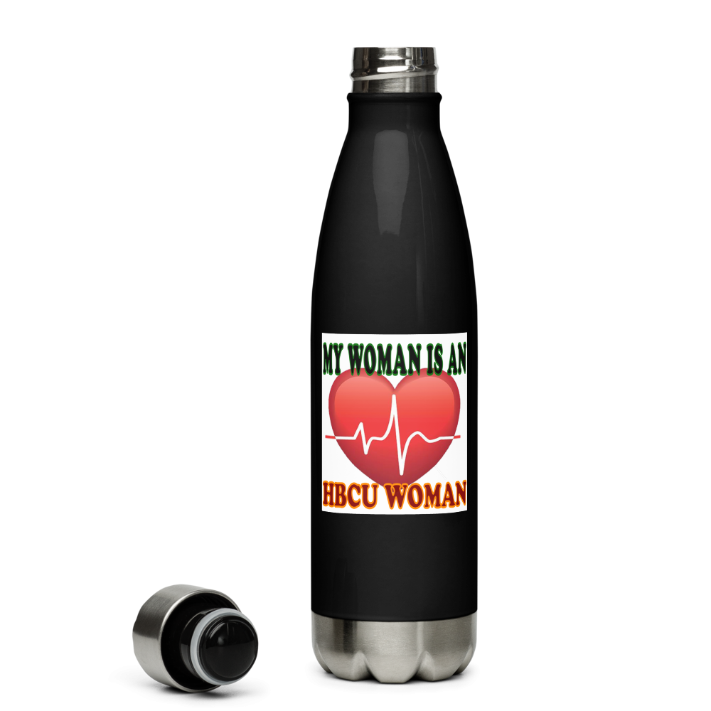 My Woman is an HBCU Woman - Stainless steel water bottle