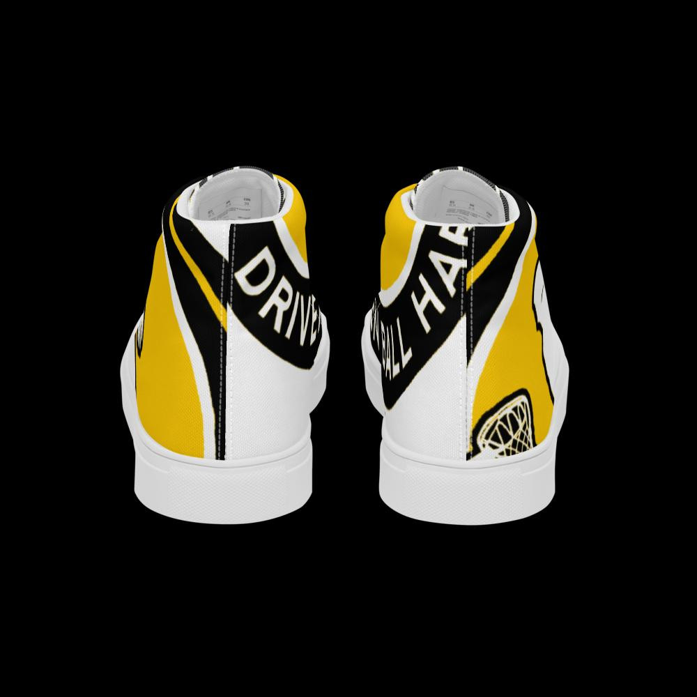 Drivenballhard LLC- Women’s High Top Canvas Shoes