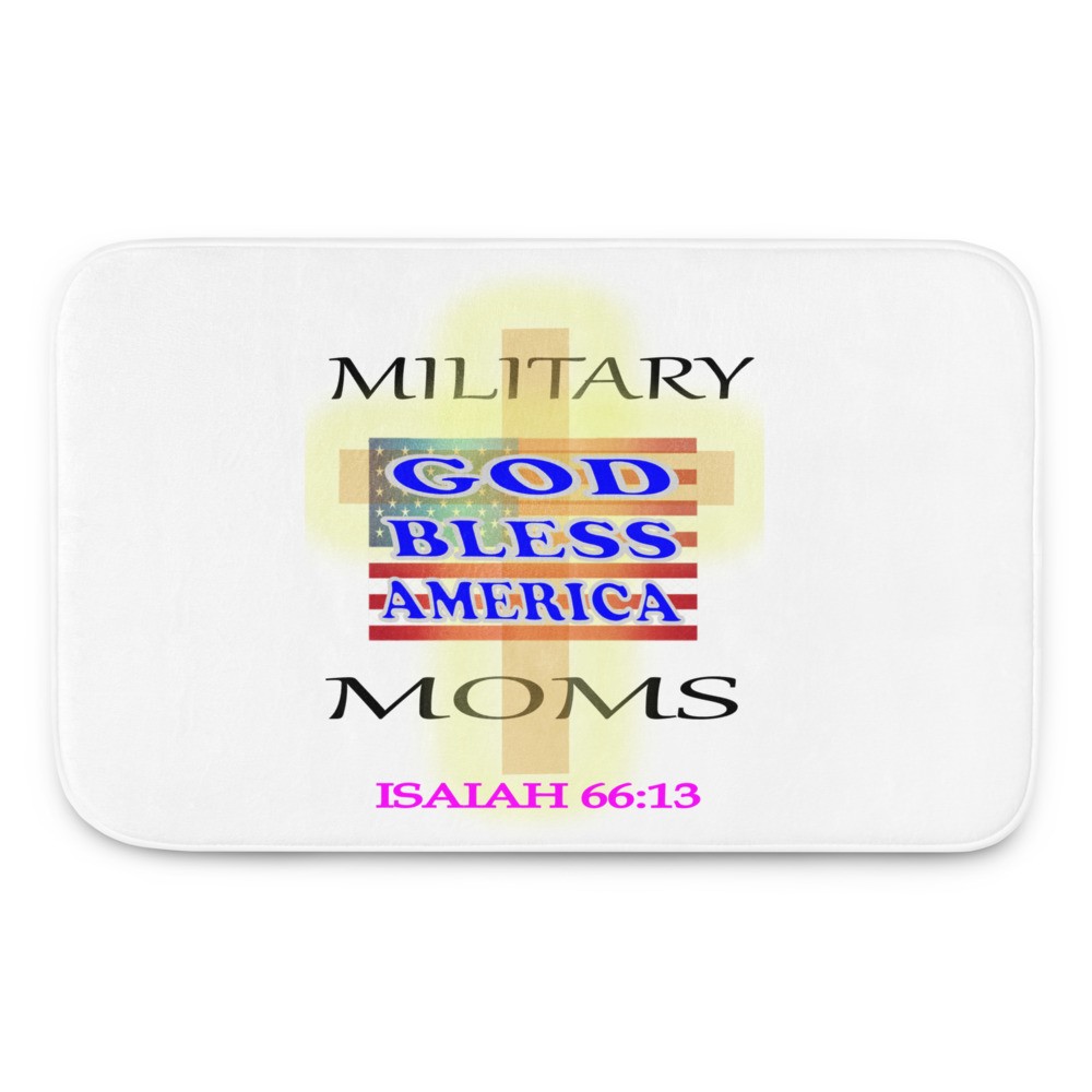 Military Mom - Memory Foam Bathmat