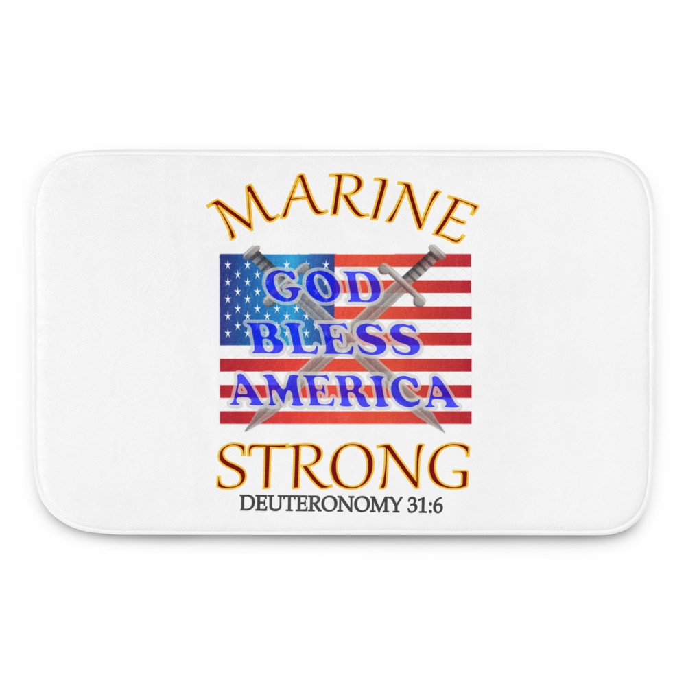 Marine Strong - Memory Foam Bathmat