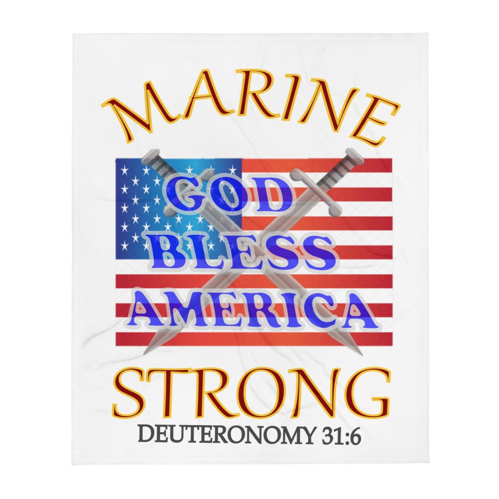 Marine Strong - Throw Blanket