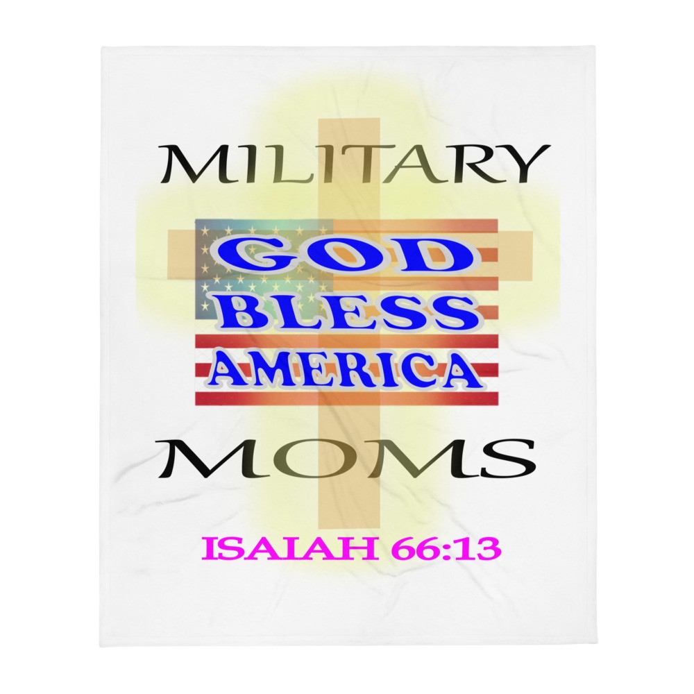 Military Moms - Throw Blanket