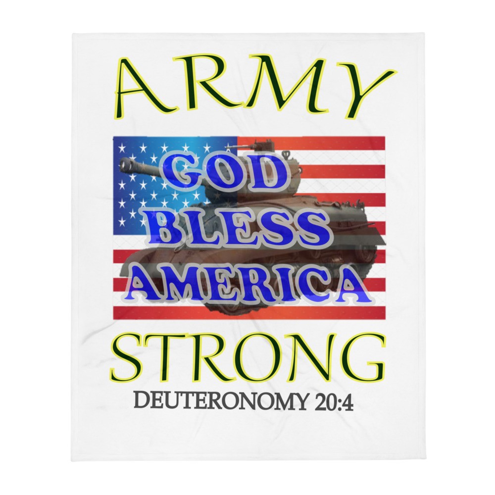 Army Strong - Throw Blanket
