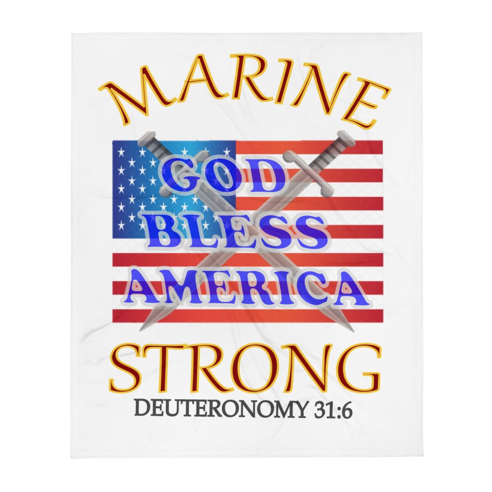 Marine Strong - Throw Blanket