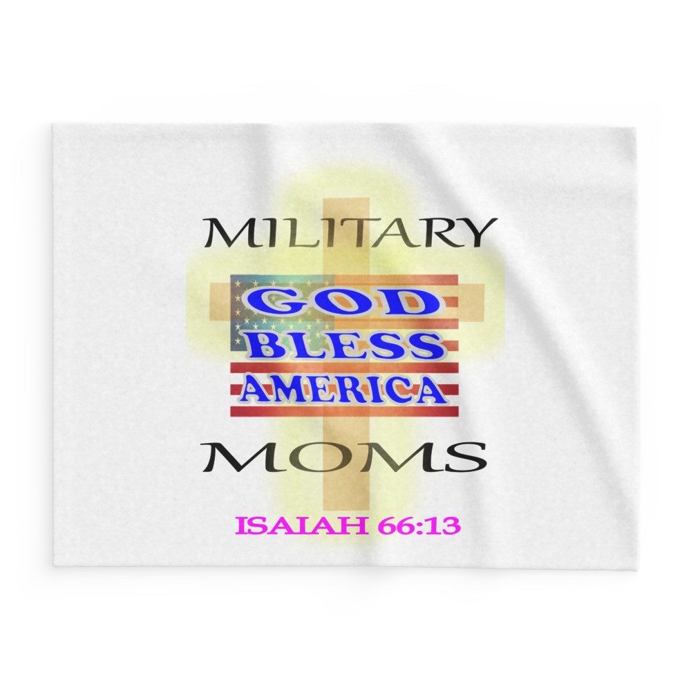 Military Moms - Lightweight Fleece Blanket