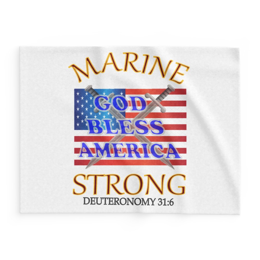 Marine Strong - Fleece Blanket