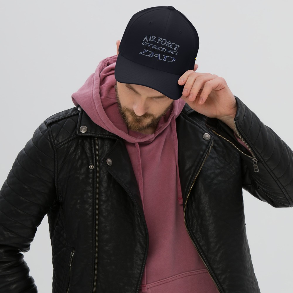 Air Force Strong Dad - Structured Twill Cap