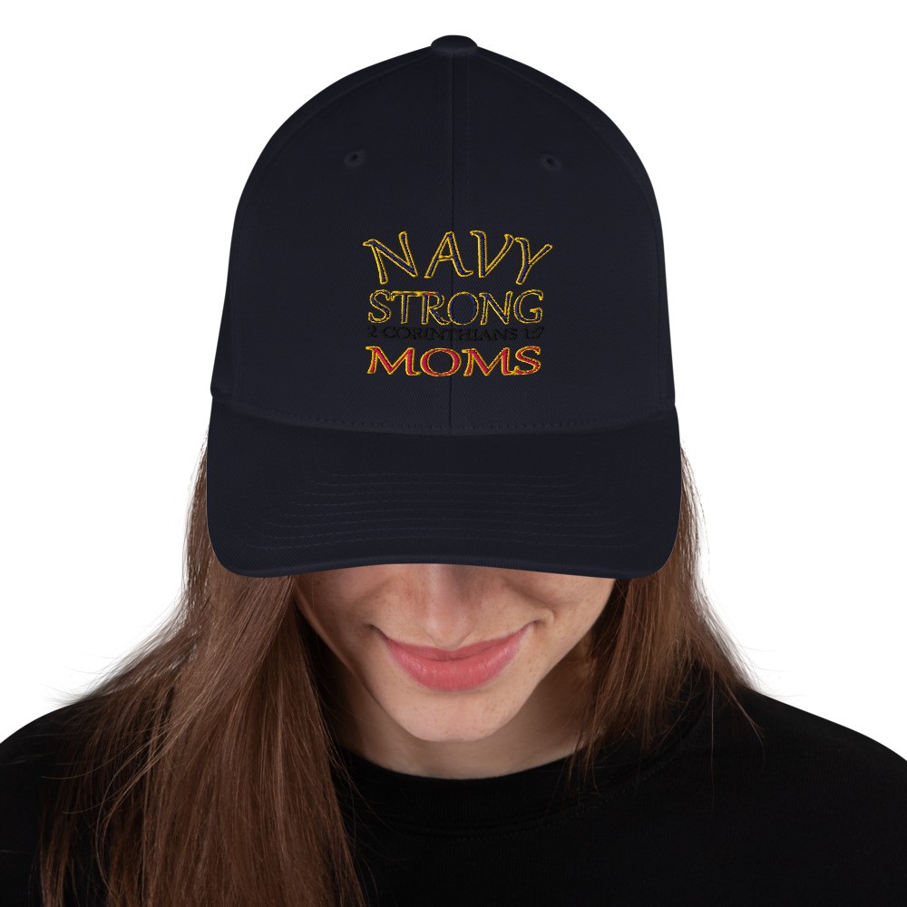 Navy Strong Moms - Structured Twill Cap