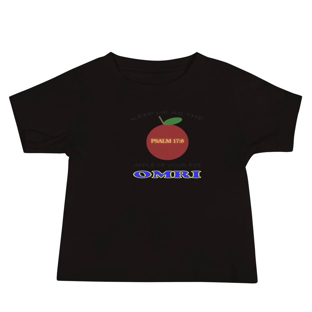 Keep Me as the Apple of Your Eye - OMRI - Baby Jersey Short Sleeve Tee