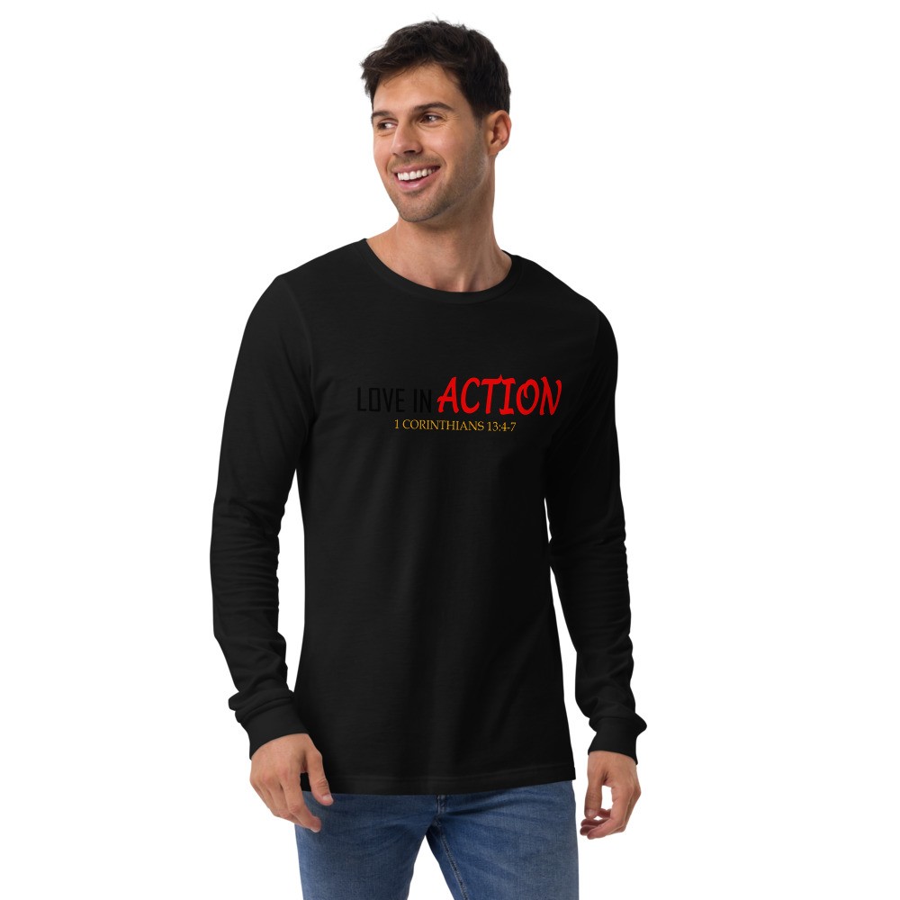 Love in Action - Long Sleeve Shirt - For Him or For Her